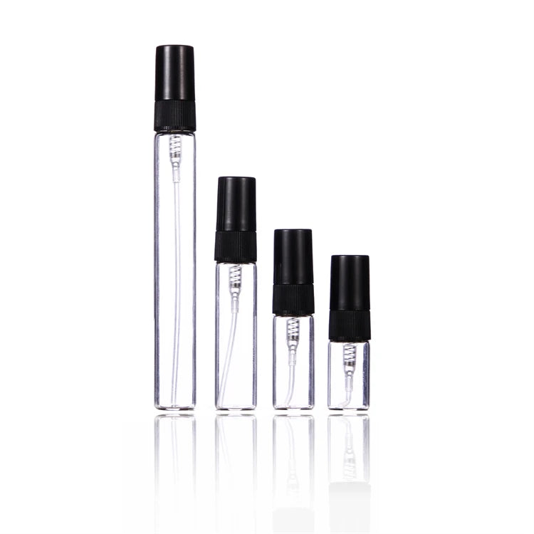 IBELONG Wholesale 2ml 3ml 5ml 7ml 10ml Mini Portable Pocket Empty Clear Glass Pen Type Perfume Mist Spray Bottles Packaging