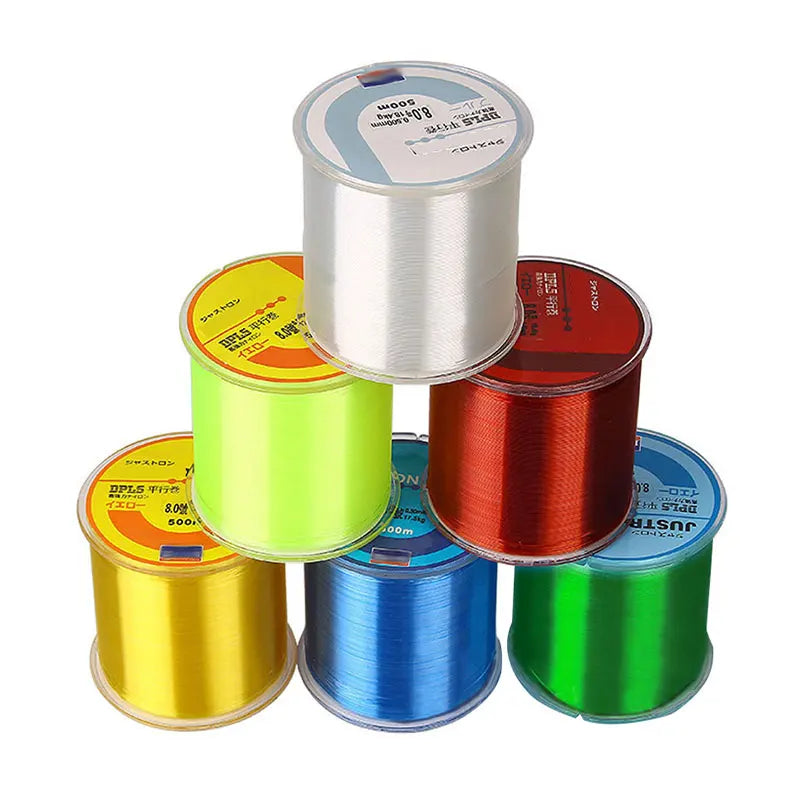 Topline Tackle NY01 Monofilament Fishing Line Fresh/Salt Water Paper Box Super Strong Nylon 500m 0.8mm 1.2mm Level High Strength
