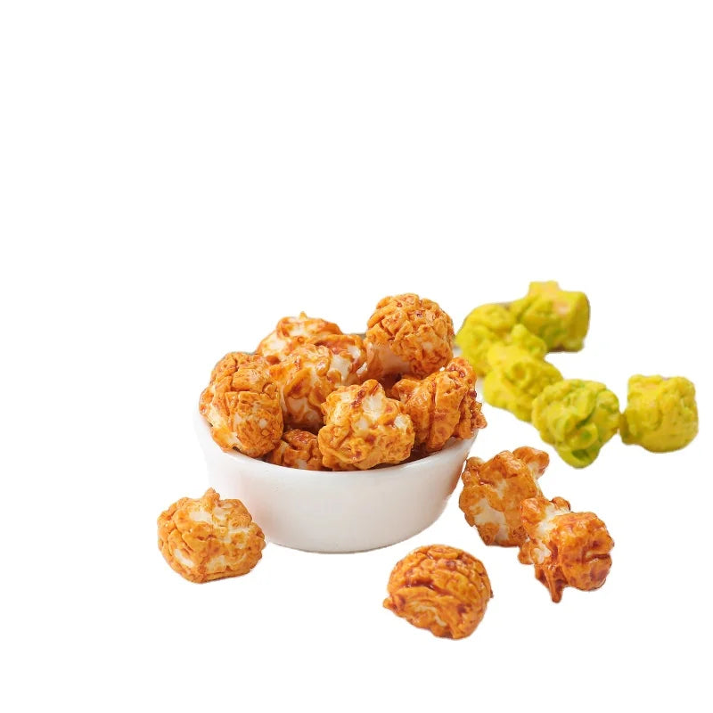 DIY decoration Fake Food Caramel Popcorn Display Realistic colorful simulate Popcorn