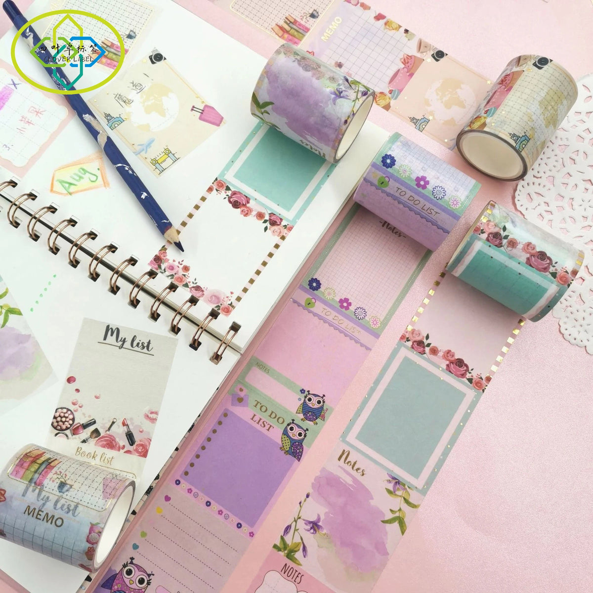 Custom Printed Washi Paper Tape Decoration Tape DIY Tape