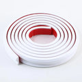 16.4FT Flexible PVC Wall Molding Trim Chair Rail Peel & Stick Self-Adhesive Eco-friendly DIY Home Decor Cabinet Door Mirror