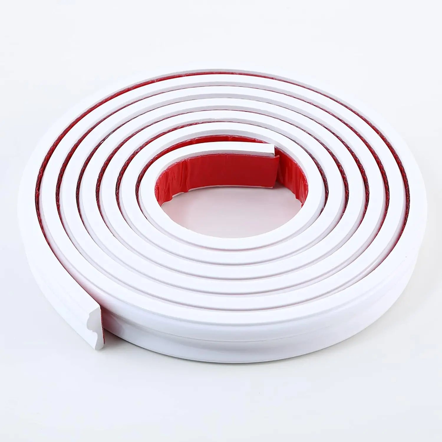 16.4FT Flexible PVC Wall Molding Trim Chair Rail Peel & Stick Self-Adhesive Eco-friendly DIY Home Decor Cabinet Door Mirror