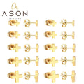 Ason Jewelry Fashion Hot Sale PVD Gold Plated Stud Earrings 4mm-8mm Size Stainless Steel Cross Stud Earrings