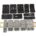 Din35mm Plastic Guide Rail Buckle for Industrial Installation for Relay and Other Products Industrial Snaps
