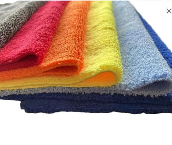 400gsm Edgeless Super Absorbent Microfiber Cleaning Cloth Quick-Dry Car Wash/Dry Towel Long Short Pile Short Pile Microfiber