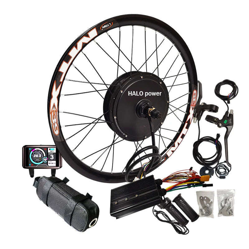 UK AU Free Shipping MTX 26" 27.5'' 29" 1500w 2000W 2000 Watt Controller Electric Bike Bicycle Hub Motor Conversion Kit MegaBDM
