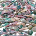 Huiying Fashionable Gemstone Indian Agate Spoon Guasha Tool Customized Scraping Therapy Stone