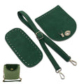 Hot Sale DIY Leather Bucket Bag Stylish Retro Knitting Crochet Handbag Materials Accessories Set for Sewing Craft Kit
