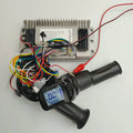LCD DISPLAY 886 Half TWIST Handle+Sine Wave Cast Aluminum BLDC Controller 48V60V1000W1200W DIY Kit Electric Vehicle