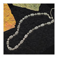 Factory Wholesale Ladies Necklace 925 Sterling Silver Square Diamond Chain Necklace