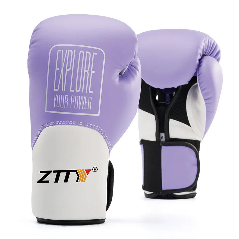 Professional Custom Leather & PU Boxing Gloves for Adults and Kids Casual Training Style Luvas De Boxe