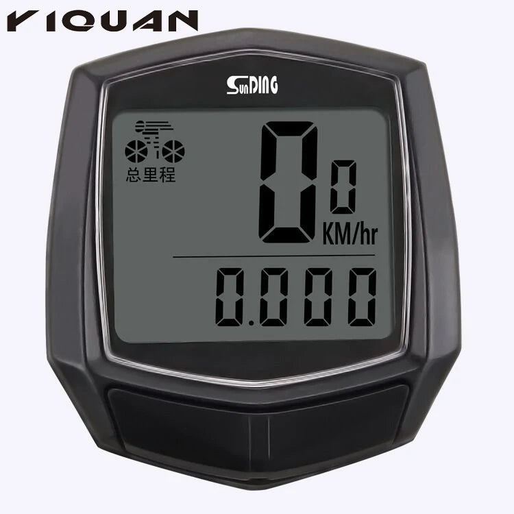 Multi-Function Bicycle Speedometer with Wired Connection for Mountain/Road Bikes Cycling Enthusiasts