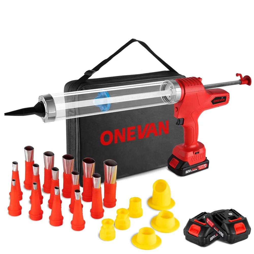 Cordless Electric Glue Gun Multi-function Electric Glass Caulking Gun Adhesive Glue Sealant Tool for Makita 18v Battery