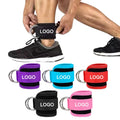 NQ SPORTS Customization Fitness Accessories Gym Ankle Straps for Cable Machines Ankle Straps Fordumbbells Triathlon