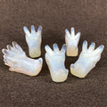 HY Home use Hot selling good quality home decoration opal dragon skulls semi-precious stone crafts