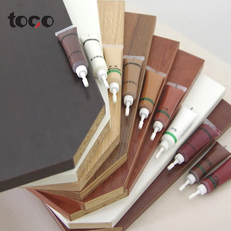 TOCO Plastic Furniture Dent Paste Wood Floor Scratches Vinyl Leather Repair Kit Eco-friendly Durable MegaBDM