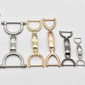 DKL-3 Adjustable 27mm Belt Accessories Metal D Ring Zinc Alloy Chain Buckle for Belt