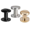 Chicago Screws for Leather Silver Chicago Screws for Leather Belt