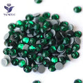YANRUO Stones Rhinestone Manufacturer 2088 Emerald Color Strass Crystal Rhinestones Bulk for Shirts