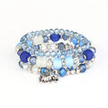 AA016369 Fashion Pendant Women Bracelet Jewelry Luxury Bohemian Multilayer Beaded Bracelet Set Wholesale