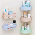 Factory Price Wall Mounted Rack Free Punching Traceless Toiletry Corner Rack Bathroom Toilet Toilet Storage Rack Shelf