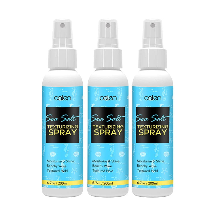Oalen 100% Natural Hair Care Heat Protect Enhance Curl Add Texture to Hair Sea Salt Spray