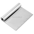 Stainless Steel Pastry Bench Scraper Chopper Multipurpose Kitchen Gadget for Cooking Baking Bread and Pizza Dough