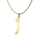 Zulfiqar Sword Necklace Jewelry Non Tarnish 18 k Gold Plated Jewelry Zulfiqar Imam Ali Necklace
