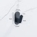 Adhesive Hooks Multifunction Towel Coat Stainless Steel Wall Hooks Rustproof Oil Proof Kitchen Bathroom Living Room Single