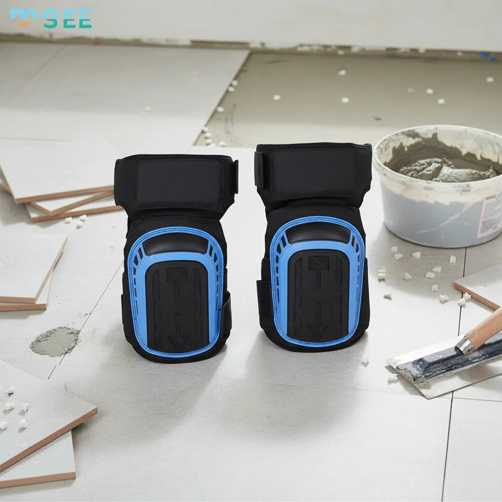 SeeMore Construction Thickened Silicone Protective Gear Labor Tile Workers Kneel to Work Kneel Pad Knee Pad Garden