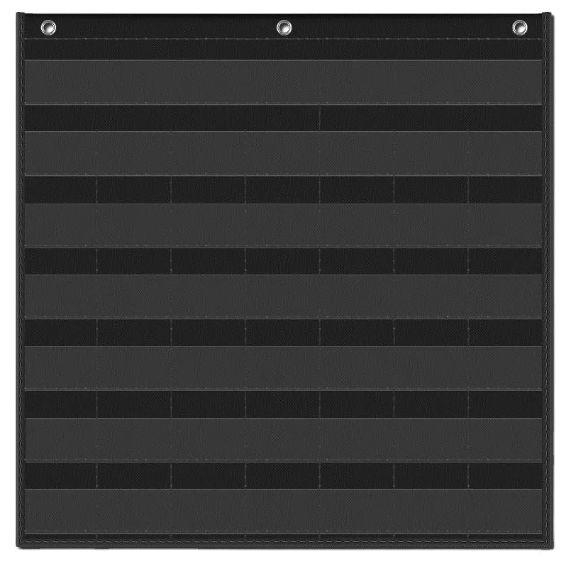 Classroom Monthly Calendar Pocket Chart for Cards Display Homeschool Supplies and Classroom Must Haves Educational Toys