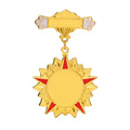 Blank Universal Metal Honor Medal Design Personalized Emblem Enterprise Logo Medal Chest Commemorative Medal