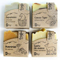 Custom Packaging Design for Degradable Recyclable Soap Boxes Reusable Wash Bar Soap Wrapping Packaging for Personal Care