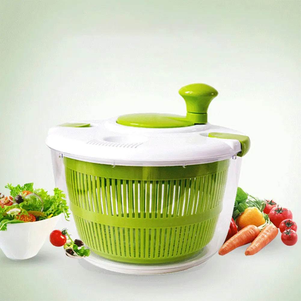Kitchen Manual Control Large Capacity Salad Spinner Colander Vegetable Dryer Chopper Pull Salad Spinner Vegetable Salad Spinner