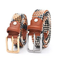 Easy Way Factory Spot Fashion Men's Women's Braided Belt Wholesale Women's All-match Couple Models Pin Buckle Customizable Logo