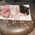 GT Smooth Silk Satin Women Hair with Pearls Hair Accessories Women for Girls Hair Accessories