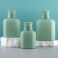 Custom 300ml 500ml 750ml HDPE Plastic Separate Shampoo Water Bottle Body Wash Press Empty Bottle