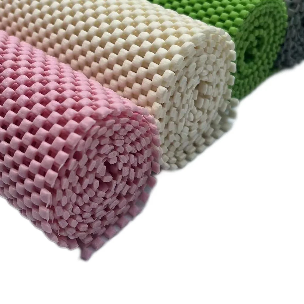 Colorful PVC Mesh Anti-Skid Carpet Liner Washable Anti-Slip Grip Drawer Kitchen Mat