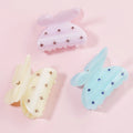 Midairy Wholesale Hot Selling Korean Style butterfly Hair Claw Sweet Jelly Color Acetate Hair Accessories for Girls CSFZ0512