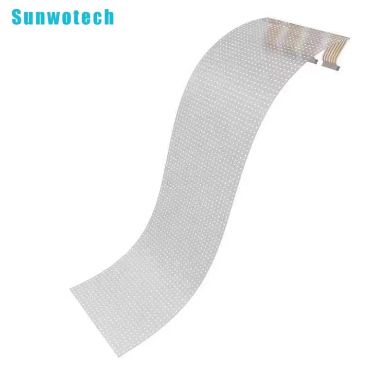 Outdoor Self-Adhesive Thin Flexible Transparent LED Film Display Screen for Industrial Curtain Wall Video Advertising for Wall