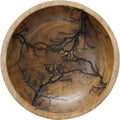 Curved Shaped Eco Friendly Bowl Handmade Natural Real Wood Candy Serving Bowl From Reliable Manufacturer
