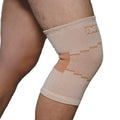 Customized Soft Compression Anti Slip Nylon Knit Knee Protector Support for Sports and Crawling