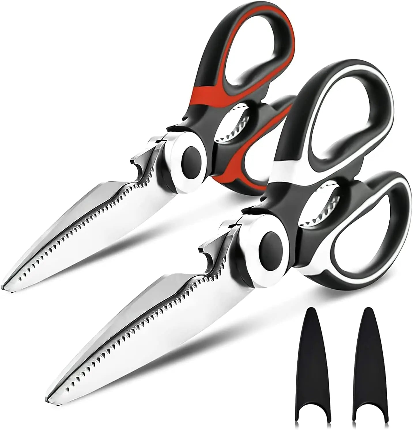 2-Pack Heavy Duty Stainless Steel Scissors for kitchen