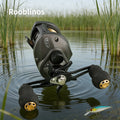 [Germany Stock] Rooblinos AK Waterdrop Baitcasting Reel 7.2:1 Gear Ratio Left Hand Nylon Aluminum for Stream River Lake Fishing
