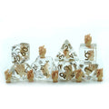 Custom Transparent D6 16mm Resin Round Corner Dice Set Multicolor Bloody Palm Polyhedral Board Games Accessories