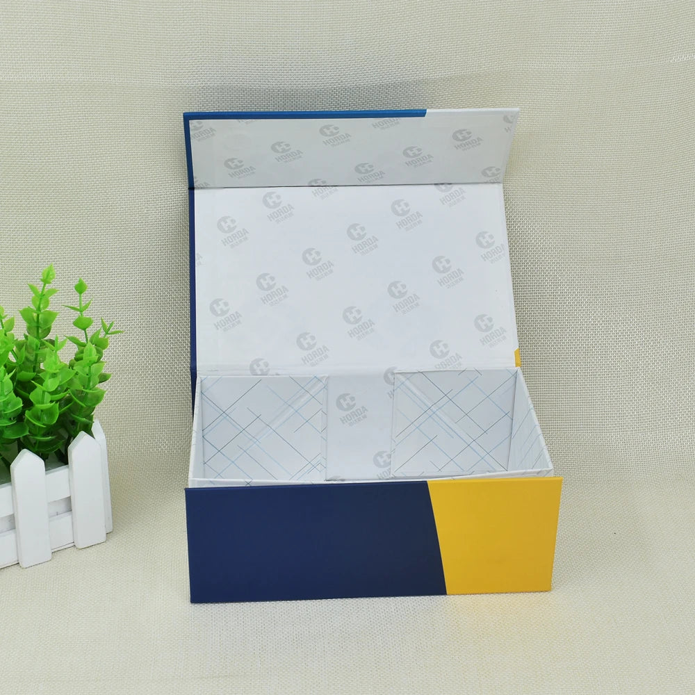 Luxury Eco-Friendly Recycled Cardboard Matte Printed Magnetic Folding Gift Box with Custom Logo for Chinese Tea