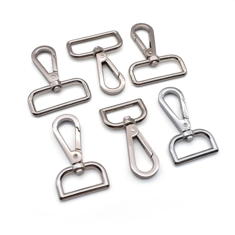 New Design Heavy Duty Bag Belt Metal Spring  Zinc Clasp Swivel Snap Hook Clip Keychain Accessories Handbag for Bag Accessories