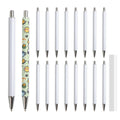 Personalized Pen Custom Metal Heat Transfer Sublimation White Ballpoint Pen Blank With Logo