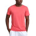 Plus Size Men's Casual Blank Solid Denim Breathable Short Sleeve Running T-shirts & Tops Regular Fit Quick Dry 180g Eco-Friendly