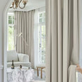 Hot Selling Luxury Modern Style Soft Thermal Blackout Curtains with Rod Pocket for Living Room and Bedroom